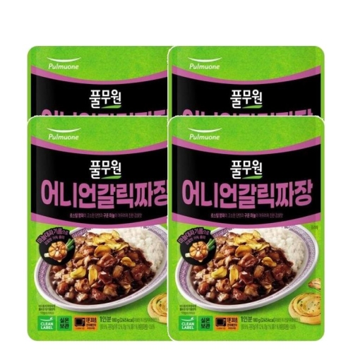 풀무원 어니언갈릭짜장 180g (8개)
