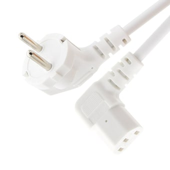 탑라인에이치디 HDTOP AC <b>코드</b> 10A ㄱ자 우측 꺾임 화이트 <b>파워</b>케이블