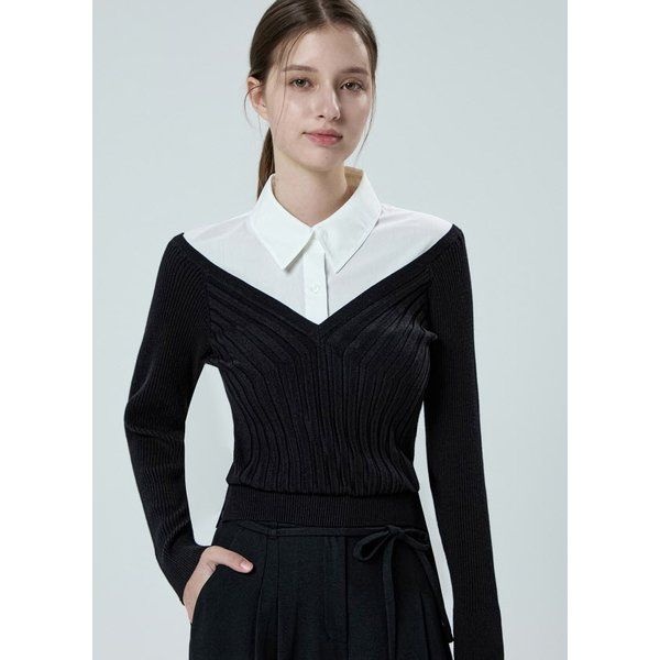 시선인터내셔널 잇미샤 ltgt it MICHAA 셔츠 카라 니트 풀오버 ITPAYPO793 990356