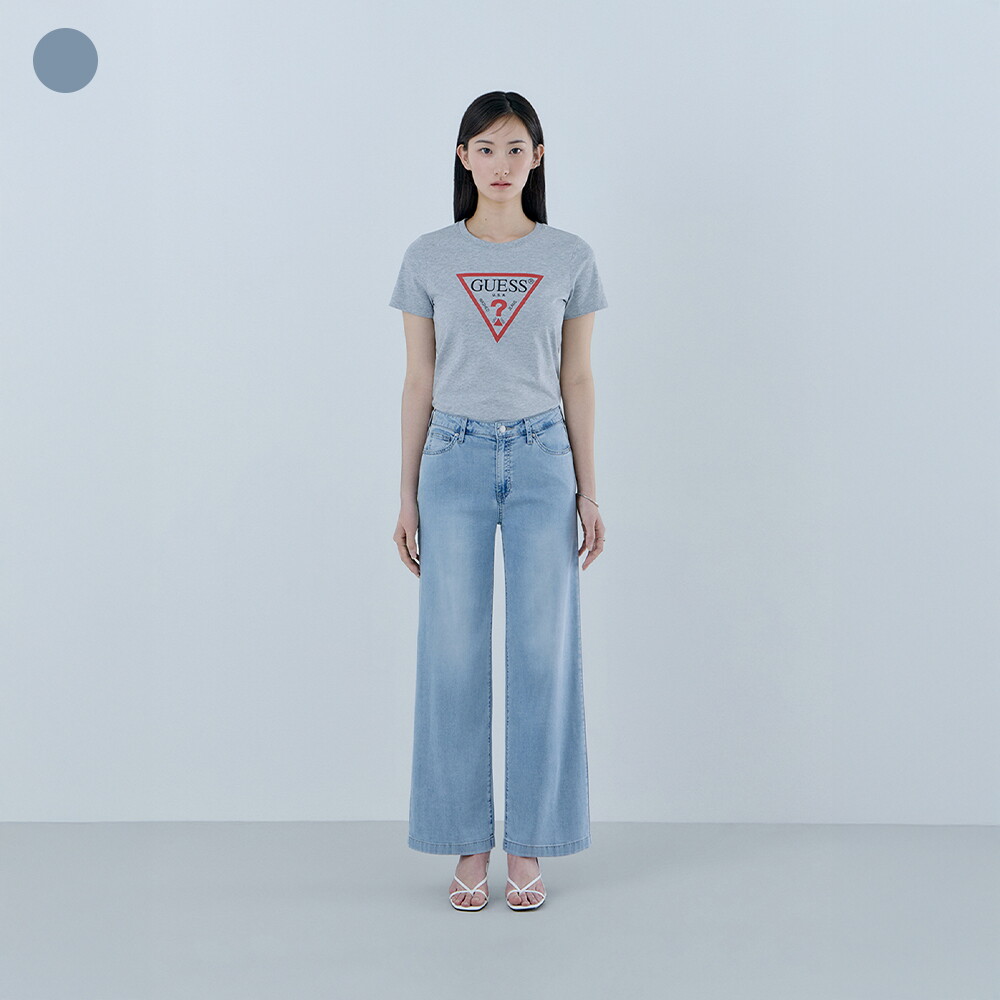 게스 여성 쿨터치 L톤 와이드 YQ2D9025_이미지