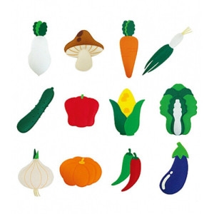 펠트 교육자료 야채 12종