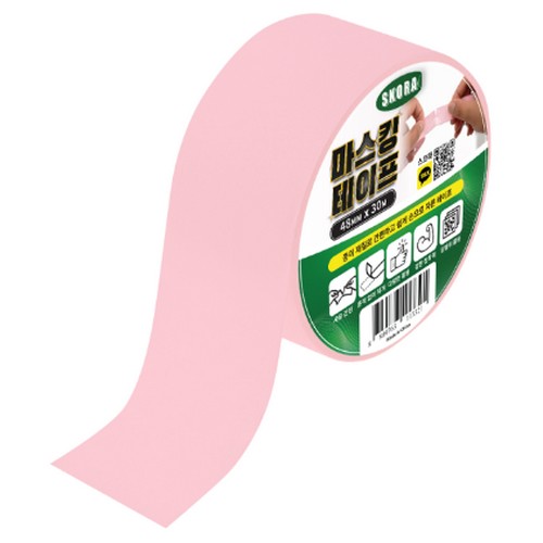 스코라 종이 마스킹 테이프 48mm (30m, 4개)_이미지