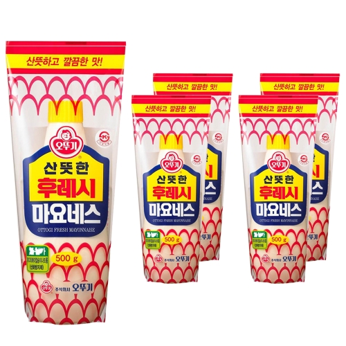 오뚜기 산뜻한 후레시 마요네스 500g (5개)_이미지