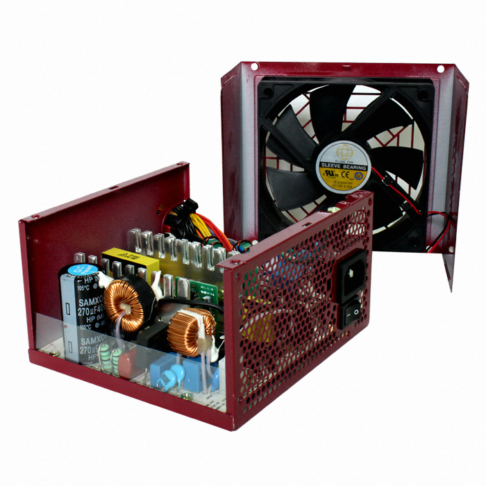 POWEREX BLACK Q 600W 12V Single Rail DC to DC PFC_이미지