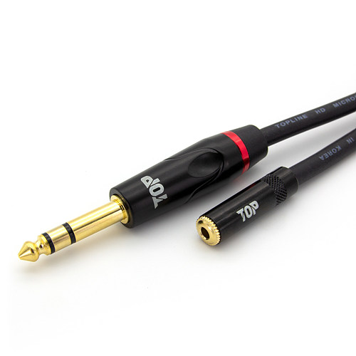 탑라인에이치디 HDTOP 3.5mm to 5.5mm 스테레오 케이블 (7m, HT-TP437)