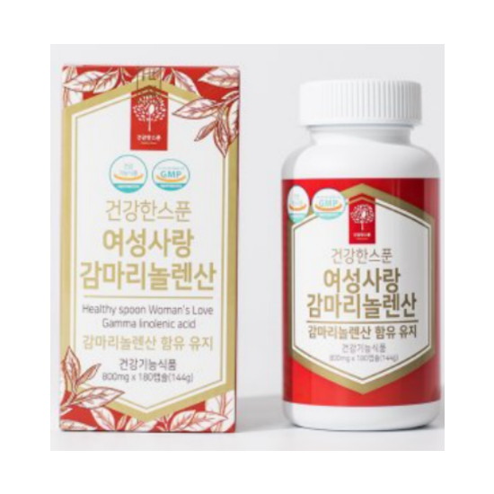 건강한스푼 여성사랑 감마리놀렌산 180캡슐 (1개)