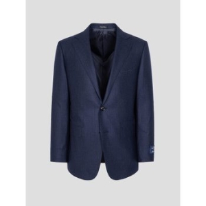갤럭시 Prestige 울 체크 레귤러핏 수트 재킷 네이비 GA5901P01R_이미지