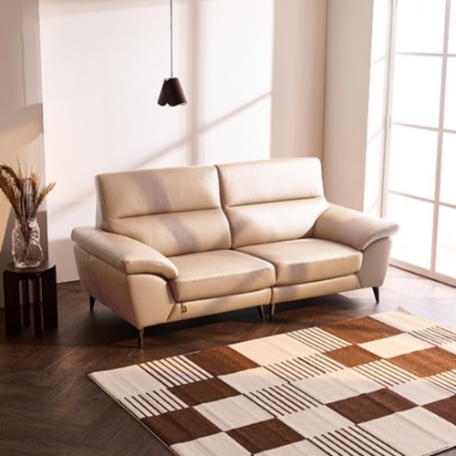 마지스 전체 천연가죽 소파 3인용