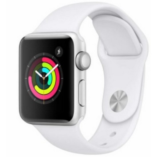 APPLE 워치 시리즈3 38mm 실버 알루미늄 (스포츠밴드, 해외구매)_이미지
