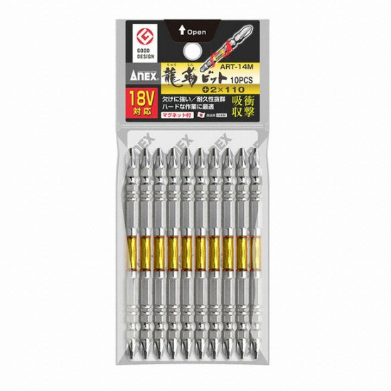 아넥스 토션 드라이버 비트 ART-14M 110mm (10pcs)