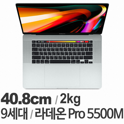 APPLE 2019 맥북프로16 MVVM2KH/A (16GB, SSD 1TB)