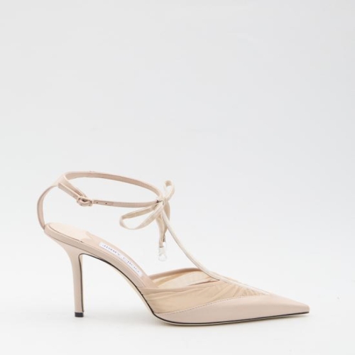  지미추 힐 펌프스 AFIA MESH100 PINK