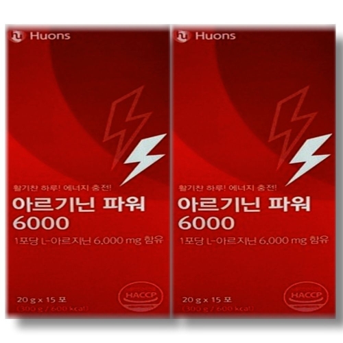 휴온스내츄럴 아르기닌 파워 6000 15포 (2개)_이미지