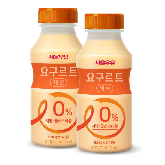 서울우유 무지방 제로 요구르트 270ml (1개)