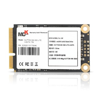 엠씨케이글로벌 OUTTON MK-500 LITE <b>mSATA</b> 벌크