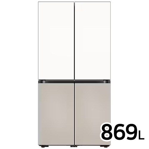 삼성전자 비스포크 에센셜 RF85DB91F1 (화이트+베이지) (일반설치)_이미지
