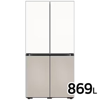 삼성전자 비스포크 에센셜 <b>RF85DB91F1</b> (화이트+베이지)