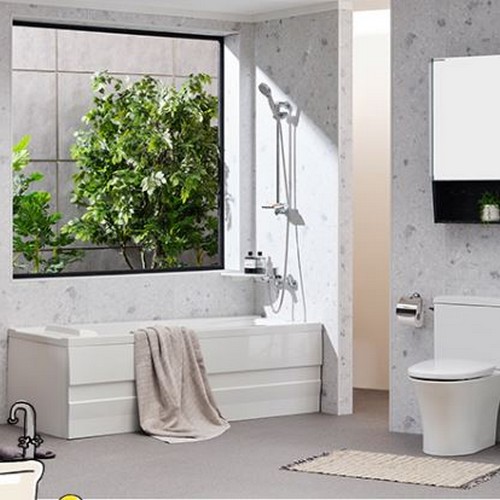 한샘 하이바스 모던플랫 거실욕실_이미지