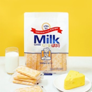 위아더월드 밀크 클래식 쌀과자 치즈맛 240g (10개)_이미지