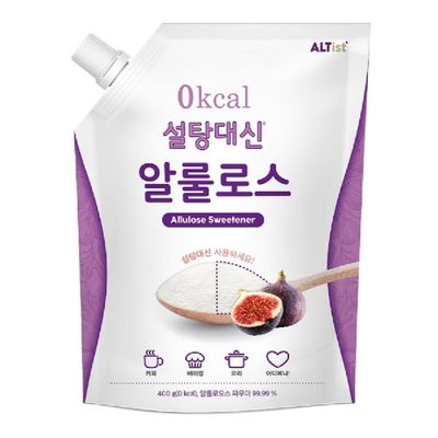 알티스트 0 kcal 설탕대신 알룰로스 400g이미지입니다. 누르면 해당 게시물로 새창이동합니다.