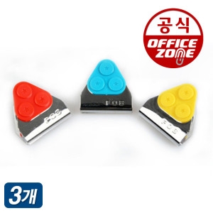 집게자석 마스크걸이 현관문 냉장고 메모홀더 3개입