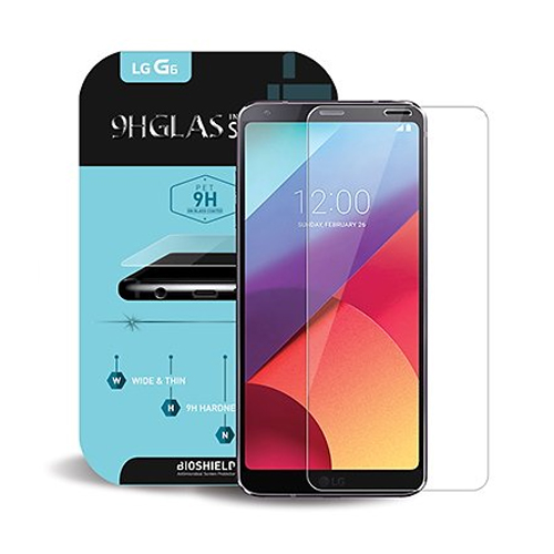 바이오쉴드 LG G6 인프랜져블 9H 글라스쉴드에어 충격방지 보호필름 (액정 1매)_이미지