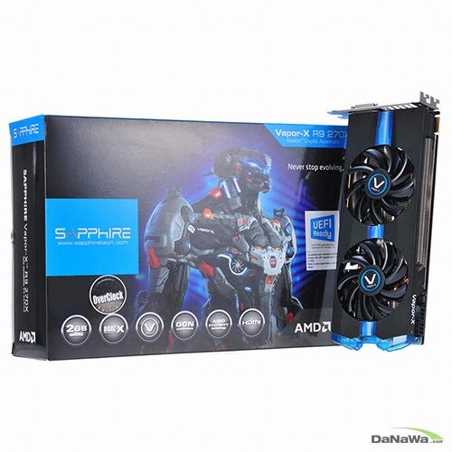 SAPPHIRE �󵥿� R9 270X OC D5 2GB Vapor-X
