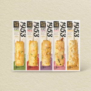 삼진식품 삼진어묵 순살바 5종 야채맛 3개 + 매운맛 3개 + 오징어맛 3개 + 콰트로치즈맛 2개 + 통새우맛 2개