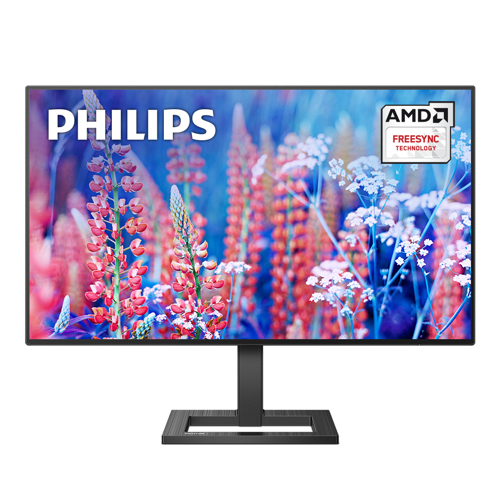 필립스 278E2FE UHD 4면 보더리스 높낮이 시력보호 무결점_이미지