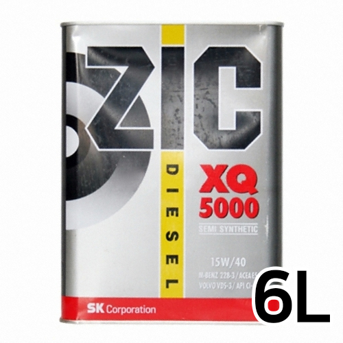 SK엔무브 지크 XQ 5000 실버 15W40 6L_이미지