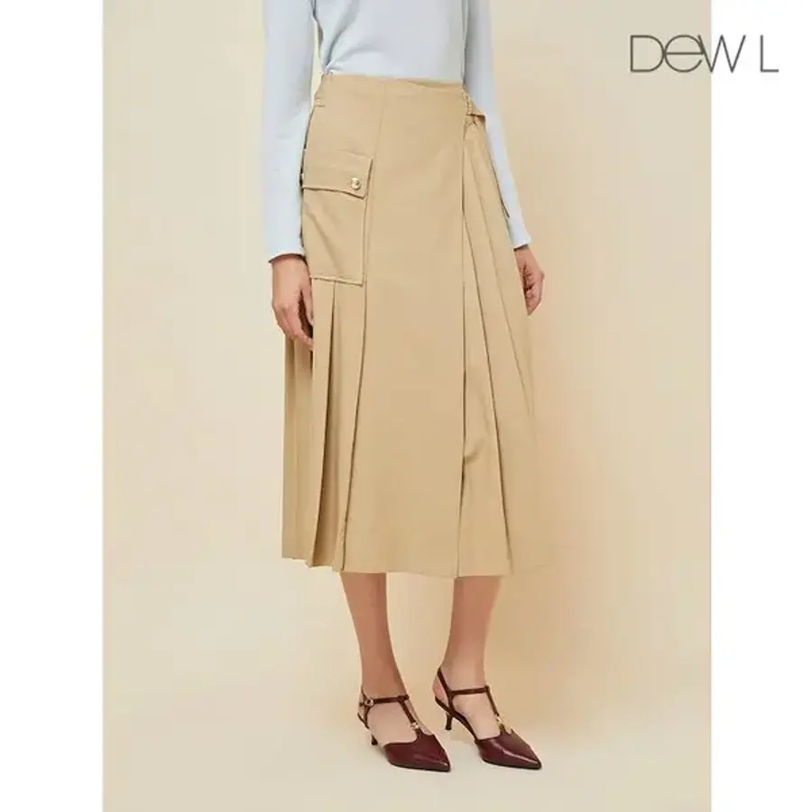 대현 듀엘 플리츠 랩 스커트 BE_D233MSD008 3675777