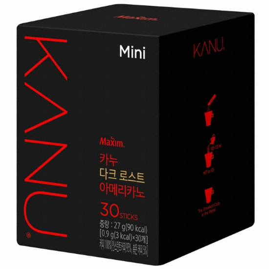 동서식품 카누 미니 다크 로스트 아메리카노 30개입 (3개)_이미지
