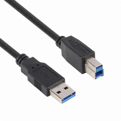 강원전자 NETmate USB3.0 Standard A-B 케이블 (블랙) (NMC-UB330BK, 3m)