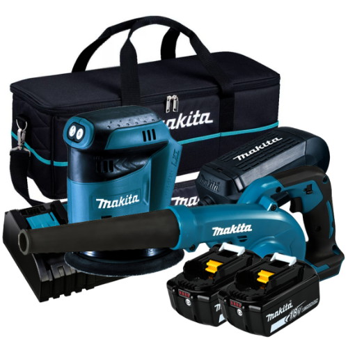 마끼다 DLX2037 충전 콤보세트 (6.0Ah, 배터리 2개)_이미지