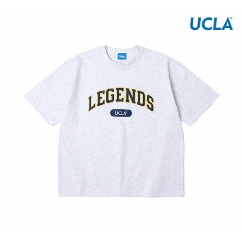 남성 UCLA UCLA UCLA 로고 반팔 티셔츠 UA5ST02