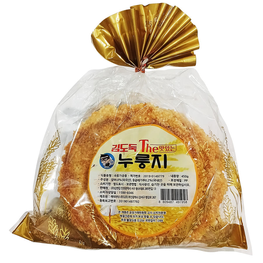 김앤김 김도둑 The 맛있는 누룽지 450g [12개]