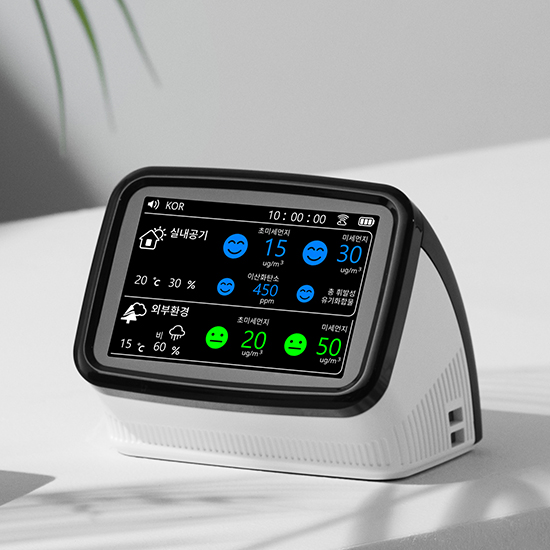 이지테크 에이오 플러스 미세먼지 측정기