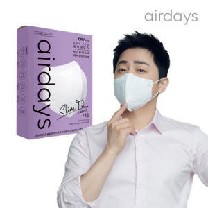 디더블유바이오 에어데이즈 슬림핏 보건용 마스크 KF94 엑스트라 특대형 (100매)