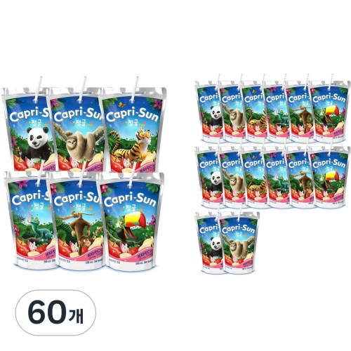 농심 카프리썬 정글 200ml (60개)_이미지