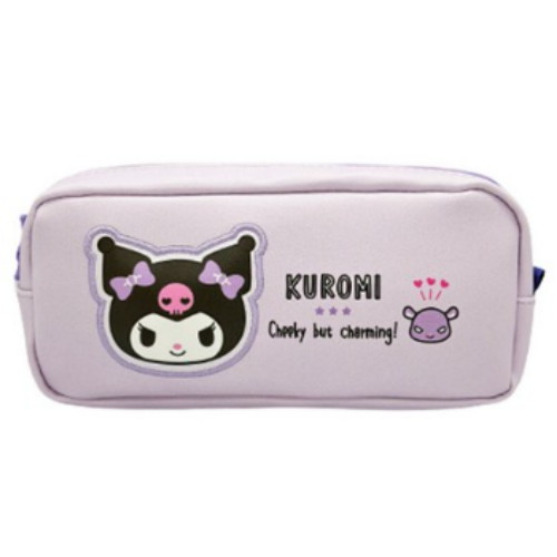 [불명] 산리오와 친구들 쿠로미 페이스 아플리케 필통_이미지