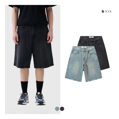 케이브랜즈 닉스 남 GREY톤M톤 워싱 스케이터 6부 쇼츠 LNTMCDH164M 1197319