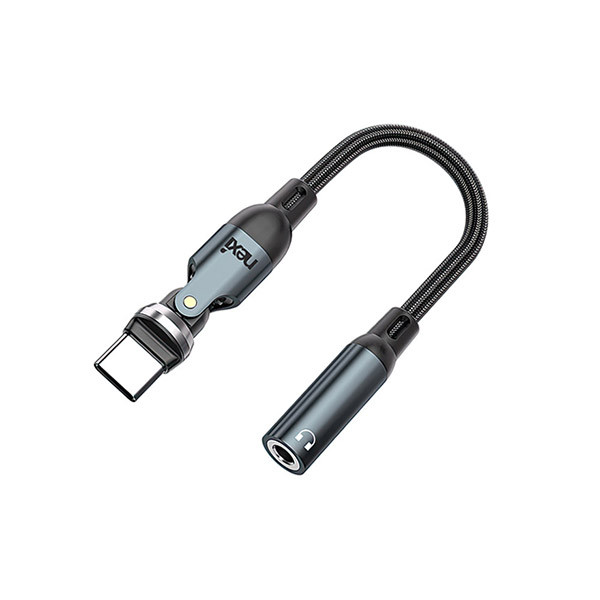 리버네트워크 NEXI Type C to 3.5mm(F) 4극 회전형 AUX 젠더
