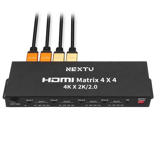 이지넷유비쿼터스 넥스트 4:4 HDMI 매트릭스 스위치 (NEXT-4244HDM)_이미지