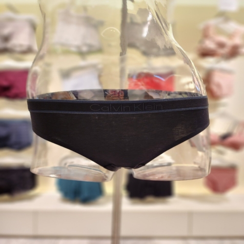 토널로고 코튼 여성 노라인 비키니 팬티 7952AD-UB1