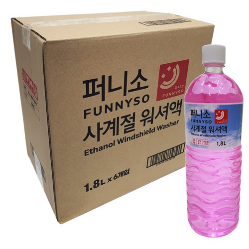 에이원케미칼 퍼니소 에탄올 워셔액 1.8L (6개)_이미지