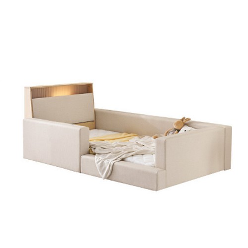 아씨방 릴렉스업 저상형 LED 수납 데이베드 침대 SS (매트별도)_이미지