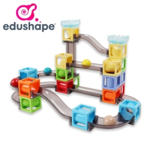 에듀쉐이프 공 굴리기 자석 블럭 403636 공구르기 신나는 교육 상상력 유아 생일 어린이 창의력_이미지