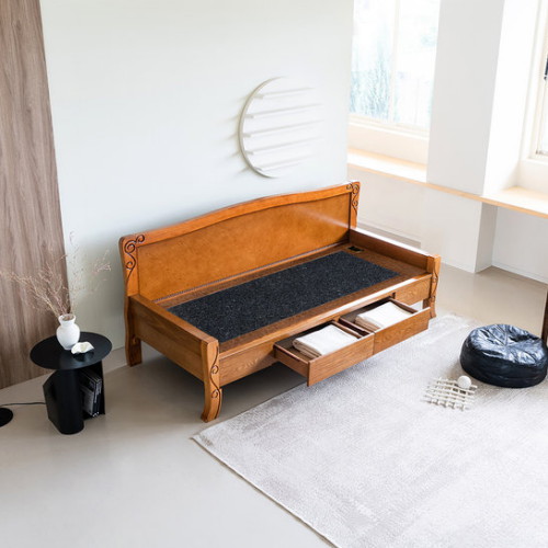 현대의료기 100SF 서랍 온열 돌소파 MS (게르마늄)_이미지