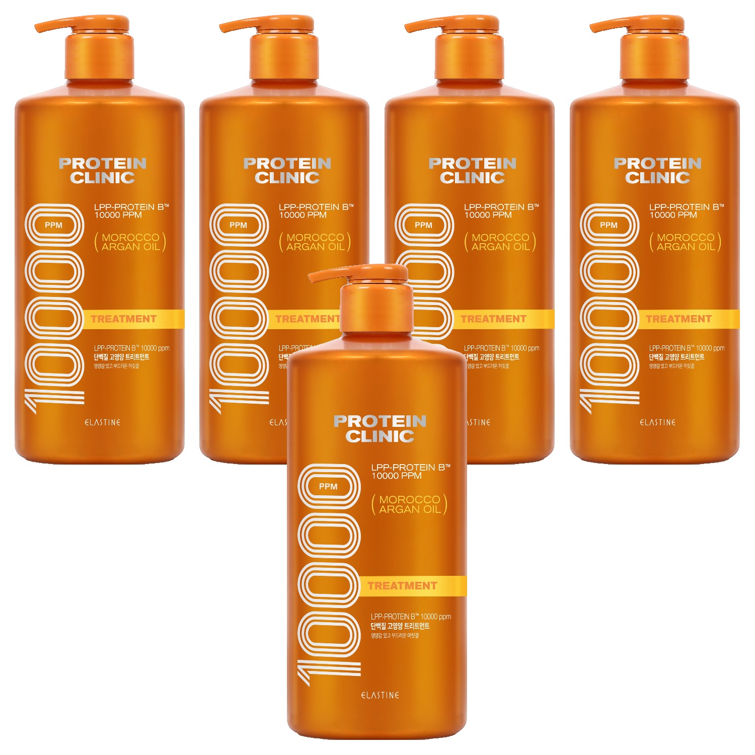엘라스틴 프로틴클리닉 단백질 고영양 트리트먼트 1000ml (5개)_이미지
