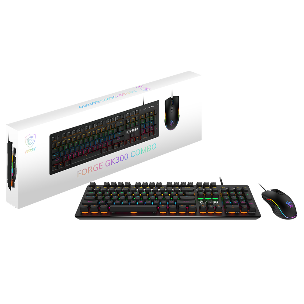 MSI FORGE GK300 콤보 키보드 마우스 세트_이미지